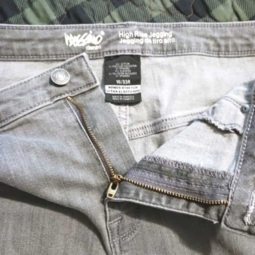 Mossimo Gray High Rise Jeggings Plus Size 16 - Picture 4 of 10